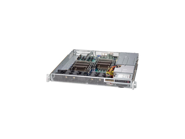 SUPERMICRO CSE-514-R407C 1U 1U Short Depth Cost-Effective Chassis 1+1 Redundant