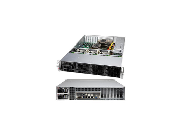 SUPERMICRO SuperChassis CSE-LA26E1C4-R609LP Silver 2U Desktop Server Case 650W
