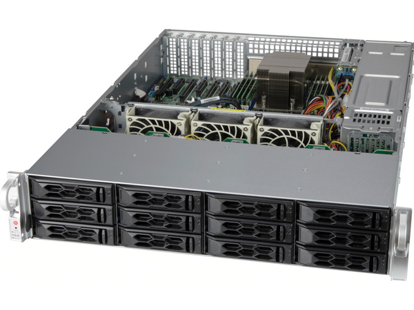 SUPERMICRO SuperChassis CSE-LA26AC12-R920LP1 Silver 2U Desktop Server Case 920W