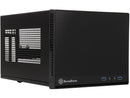 SilverStone SG13B-Q Black Plastic front panel, steel body Mini-ITX Computer Case