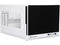 SilverStone SG13WB-Q Black / White Plastic front panel with faux aluminum