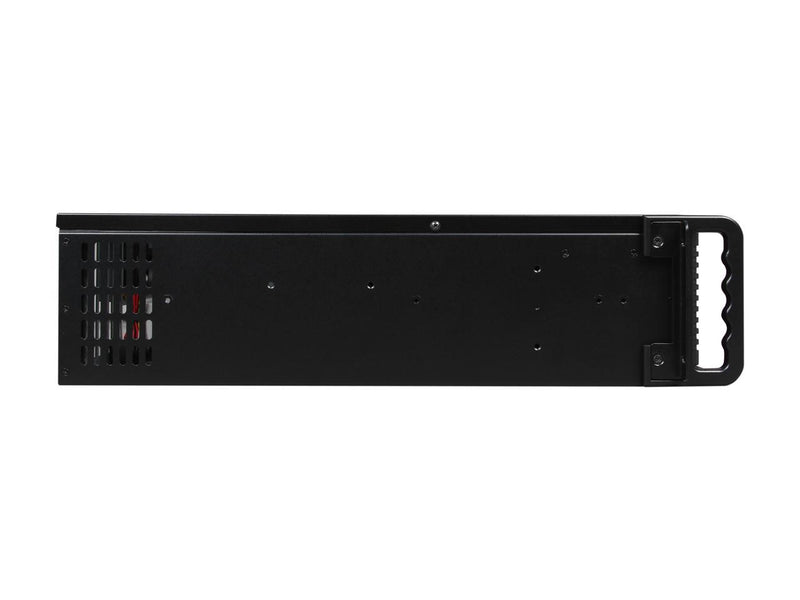 iStarUSA 3U Stylish Zinc-Coated Steel Rackmount Server Chassis Front-Mounted ATX