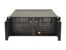 iStarUSA D-400-6-Black Black Steel 4U Rackmount Compact Stylish Server Chassis 6