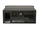 iStarUSA D-400-6-Black Black Steel 4U Rackmount Compact Stylish Server Chassis 6