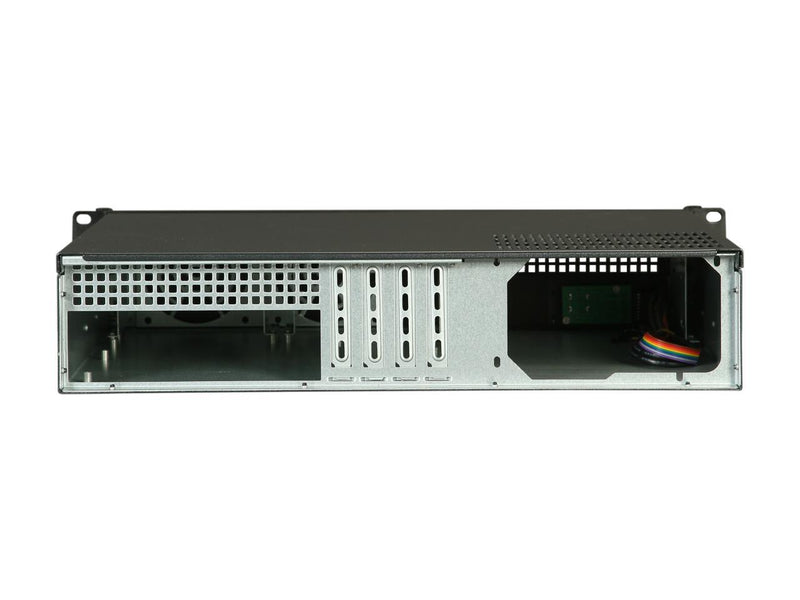 iStarUSA D-213-MATX Black Aluminum / Steel 2U Rackmount microATX Server Chassis