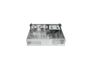 iStarUSA D-213-MATX-SILVER Metal/ Aluminum 2U Rackmount microATX Server Chassis