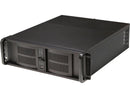 iStarUSA D-300 Black Aluminum / Steel 3U Rackmount Compact Stylish Chassis -