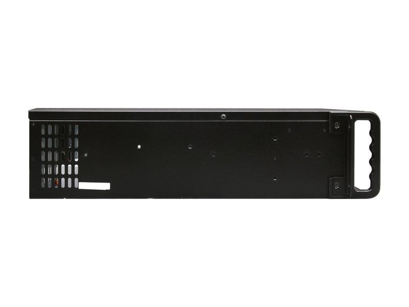 iStarUSA D-300 Black Aluminum / Steel 3U Rackmount Compact Stylish Chassis -