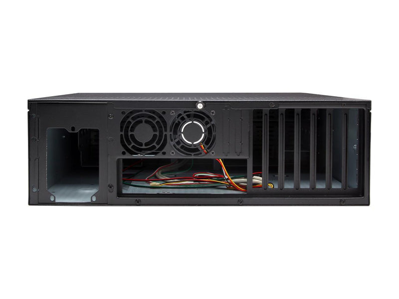 iStarUSA D-300 Black Aluminum / Steel 3U Rackmount Compact Stylish Chassis -