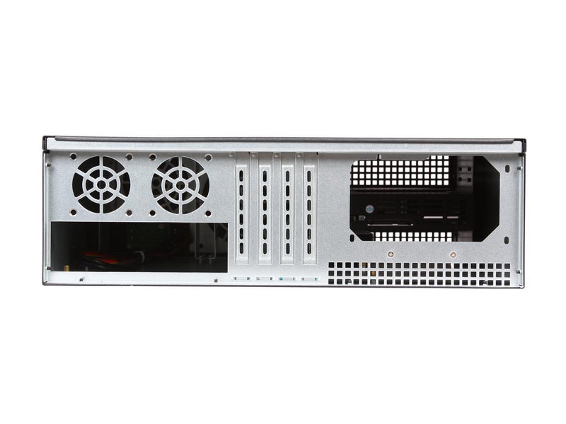 iStarUSA D313SEMATX-DE1BK Aluminum / Steel 3U Rackmount Compact Trayless Server