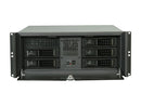 iStarUSA D416-5DE1BK Aluminum / Steel 4U Rackmount Compact Stylish Trayless Case