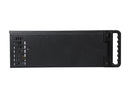 iStarUSA D-400-6 Black Aluminum / Steel 4U Rackmount Compact Stylish Chassis 6