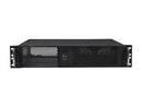 iStarUSA D-214-MATX Black Steel 2U Rackmount Chassis 2 External 5.25" Drive Bays