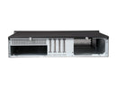 iStarUSA D-214-MATX Black Steel 2U Rackmount Chassis 2 External 5.25" Drive Bays