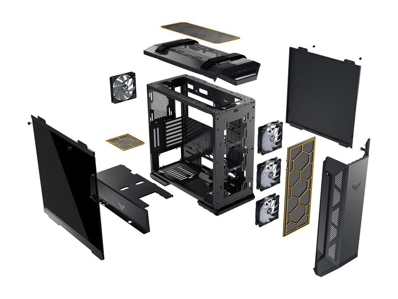 ASUS TUF Gaming GT501 Mid-Tower Computer Case for up to EATX Motherboards