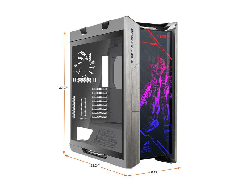 ROG Strix Helios Gundam Edition RGB ATX/EATX mid-Tower Gaming case with