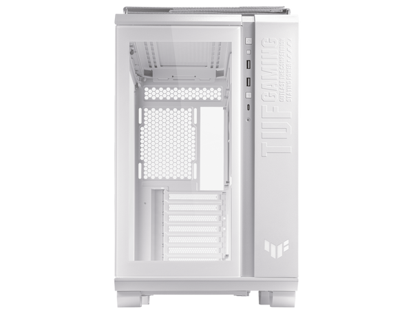 ASUS TUF Gaming GT502 White ATX Mid-Tower Computer Case with Front Panel RGB