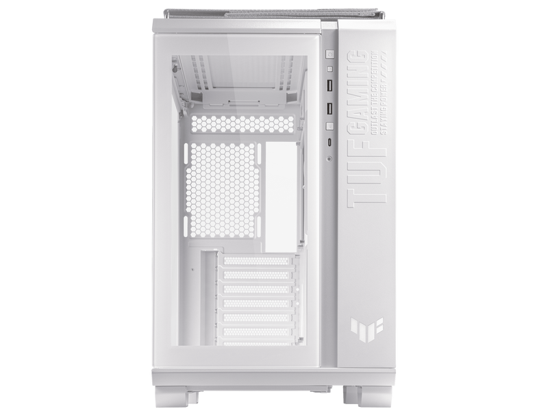 ASUS TUF Gaming GT502 White ATX Mid-Tower Computer Case with Front Panel RGB