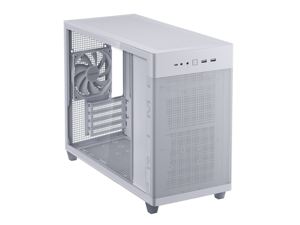 ASUS Prime AP201 White MicroATX Tempered Glass Edition Supports Graphics Cards