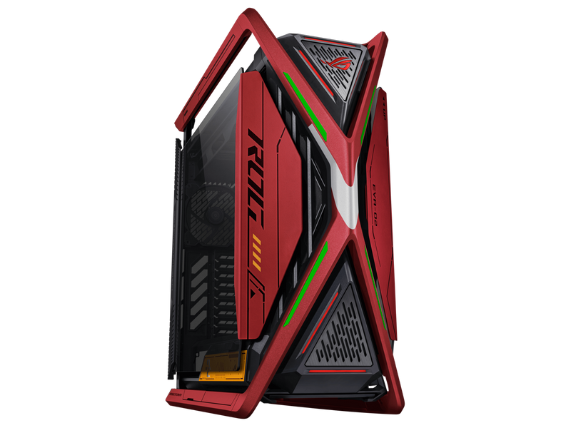 ASUS ROG Hyperion GR701 EVA-02 EATX full-tower computer case with Semi-open