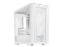 ASUS A21/WHT// Micro ATX Computer Case Steel / Plastic / Tempered Glass-White