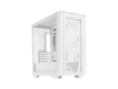 ASUS A21/WHT// Micro ATX Computer Case Steel / Plastic / Tempered Glass-White