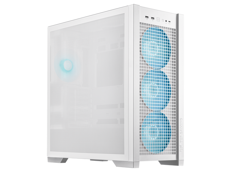 ASUS TUF Gaming GT302 ARGB White Edition ATX Mid-Tower Case Four 140 x 28 mm