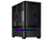 ASUS Prime AP202 ARGB Black mATX case with fully tempered curved glass, supports