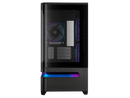 ASUS Prime AP202 ARGB Black mATX case with fully tempered curved glass, supports