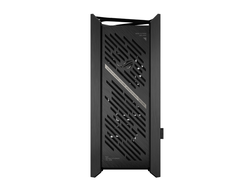 The ASUS ROG Strix Helios II is an EATX mid-tower gaming PC case featuring dual