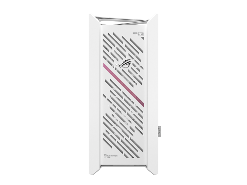 The ASUS ROG Strix Helios II White Edition is an EATX mid-tower gaming PC case