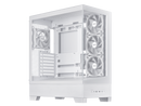 ASUS A31 PLUS White ATX Case offers a panoramic glass design, supports 360mm