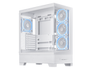 ASUS A31 PLUS White ATX Case offers a panoramic glass design, supports 360mm