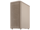 ASUS ProArt PA401 Wood Edition Beige ATX case features a tempered glass panel,