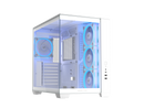 ASUS A32 PLUS White ATX gaming PC case, support 360mm radiators and 420mm