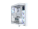 ASUS ROG Cronox ARGB White Edition Gaming PC Case, Four ARGB Fans, Curved