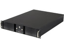 Athena Power RM-DD2U24E608 Black 1.2mm Steel 2U Rackmount Server Case 600W 80