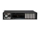 Athena Power RM-2U200HR65U2 Black Brushed Aluminum Front Bezel / 1.2mm SECC 2U