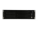 Athena Power RM-3U300PRR55U2 Black Brushed Aluminum Front Bezel / 1.2mm SECC 3U