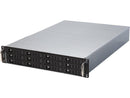 Athena Power RM-2U2123HE12 Silver / Black 1.2mm SGCC 2U Rackmount Server Case 2U
