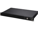 Athena Power RM-1UC138 Black 1.0mm SECC 1U Rackmount Server Case FlexATX Single