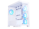 Sama AR01-RGB-W White Dual USB3.0 and Type C, Dual Tempered Glass Micro -ATX