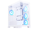 Sama AR01-RGB-W White Dual USB3.0 and Type C, Dual Tempered Glass Micro -ATX