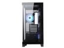 Sama AR01-RGB-BK Black Dual USB3.0 and Type C, Dual Tempered Glass Micro -ATX