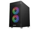 Sama ARGB-Q5-BK Black USB3.0 Tempered Glass Micro ATX Tower Gaming Computer Case
