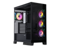 Sama Neview 2351 Black Dual USB3.0 and Type C Tempered Glass ATX Mid Tower