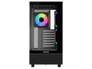 Sama Neview 4361 Black Dual USB3.0 and Type C Tempered Glass ATX Mid Tower