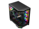 Sama 3021-Black Dual USB3.0 and Type C Tempered Glass ATX Full Tower Gaming
