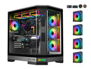 Sama 3021-Black Dual USB3.0 and Type C Tempered Glass ATX Full Tower Gaming