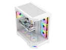 Sama 3021-White Dual USB3.0 and Type C Tempered Glass ATX Full Tower Gaming